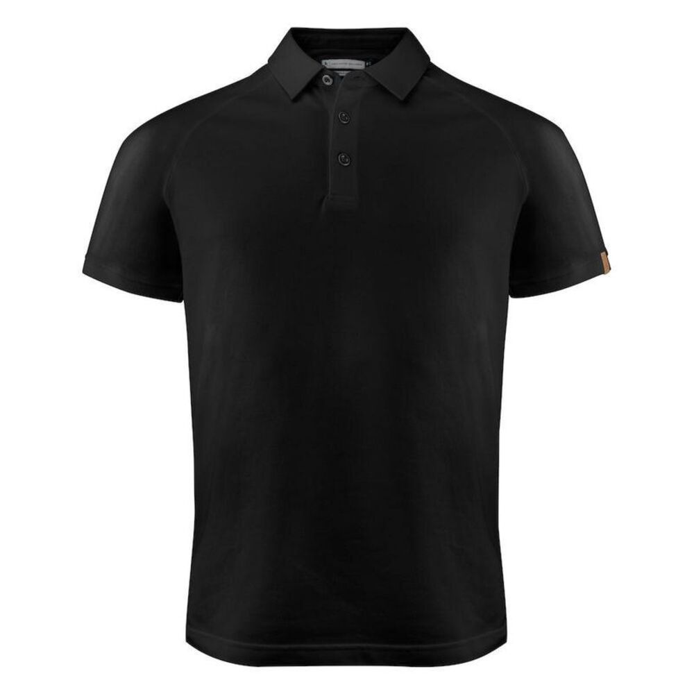 Harvest Mens Brookings Regular Polo Shirt / Black